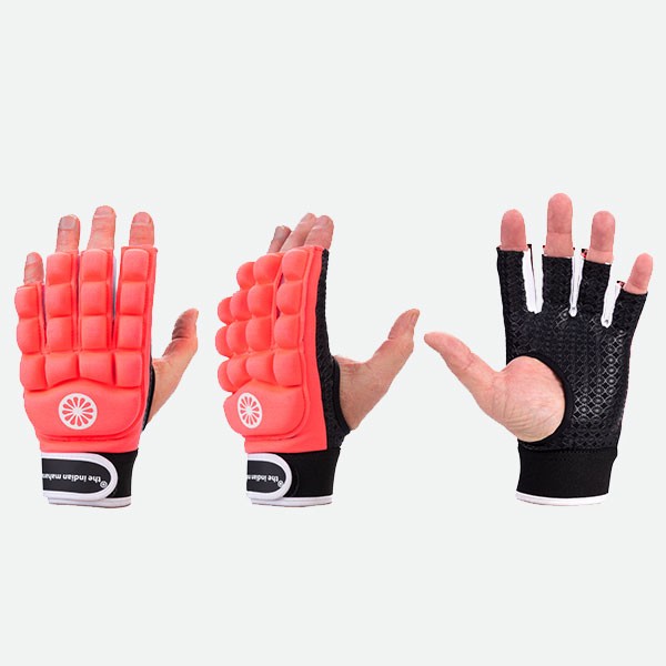 Guante Hockey TIM Medio Dedo Izquierdo Rosa