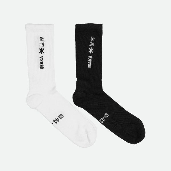 Calcetines Osaka Duo Sport Blanco Negro