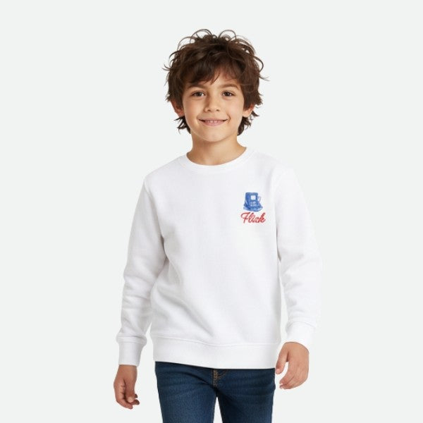 Sudadera Niño Flick Hockey Après Blanco