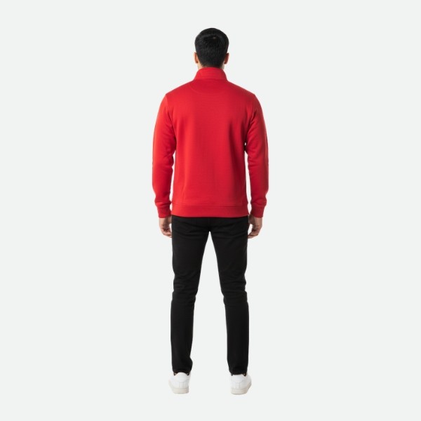 Sudadera Flick Hockey Performance Basic Half Zip Rojo
