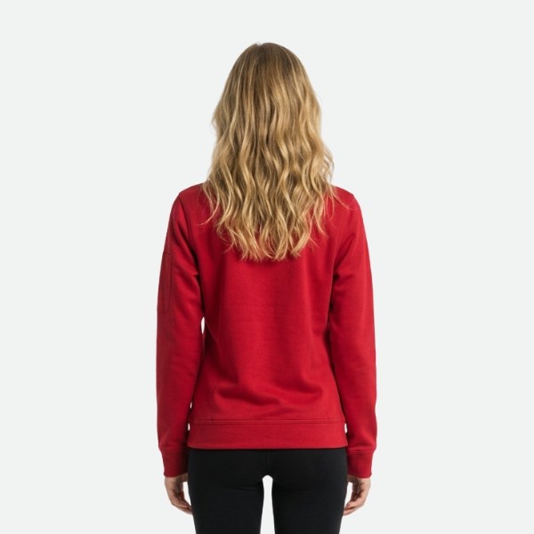 Sudadera Flick Hockey Performance Basic Half Zip Rojo