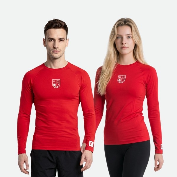 Camiseta Flick Hockey Performance Thermal Rojo