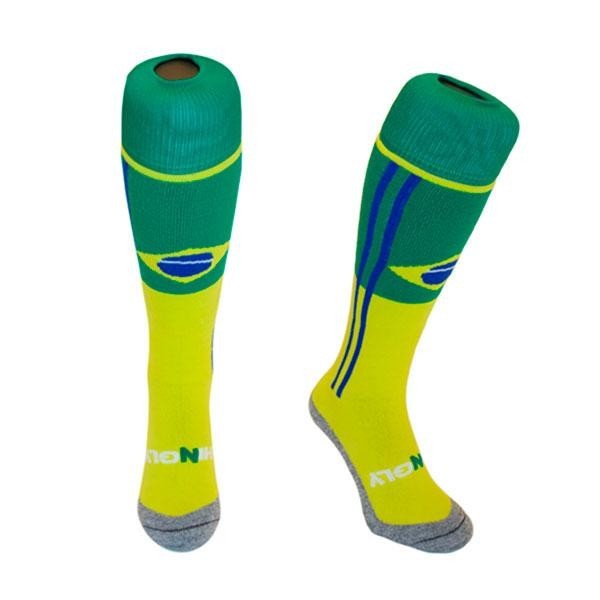 CALCETINES HINGLY BRASIL 2 TIRAS VERDE