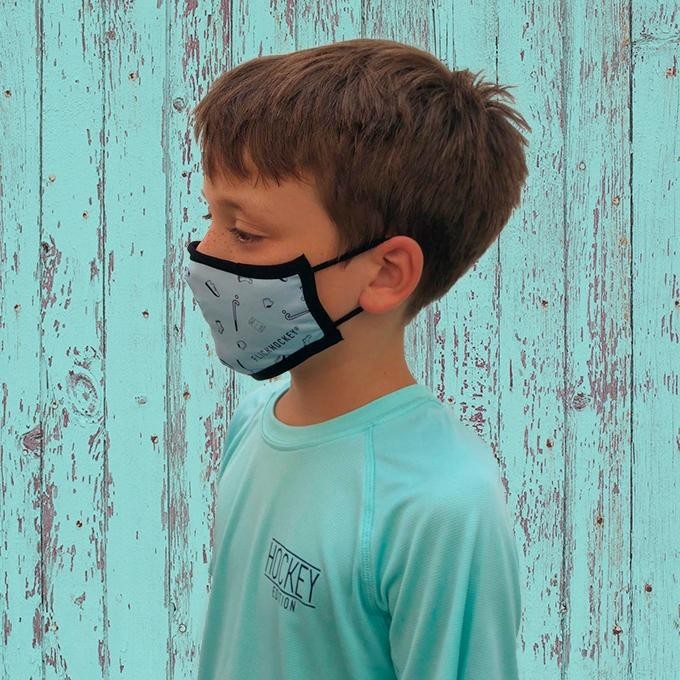 Mascarilla JR Flick Hockey Turquesa
