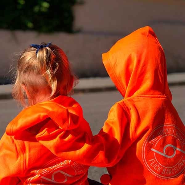 Sudadera Niño Flick Naranja Fluor