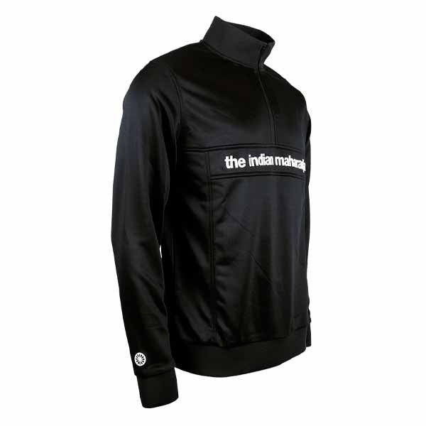 Sudadera Cremallera TIM Men Poly Terry Negro