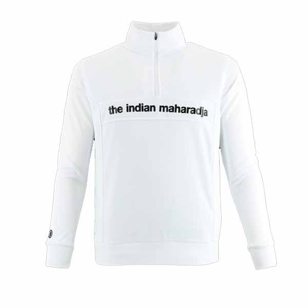 Sudadera Cremallera TIM Men Poly Terry Blanca