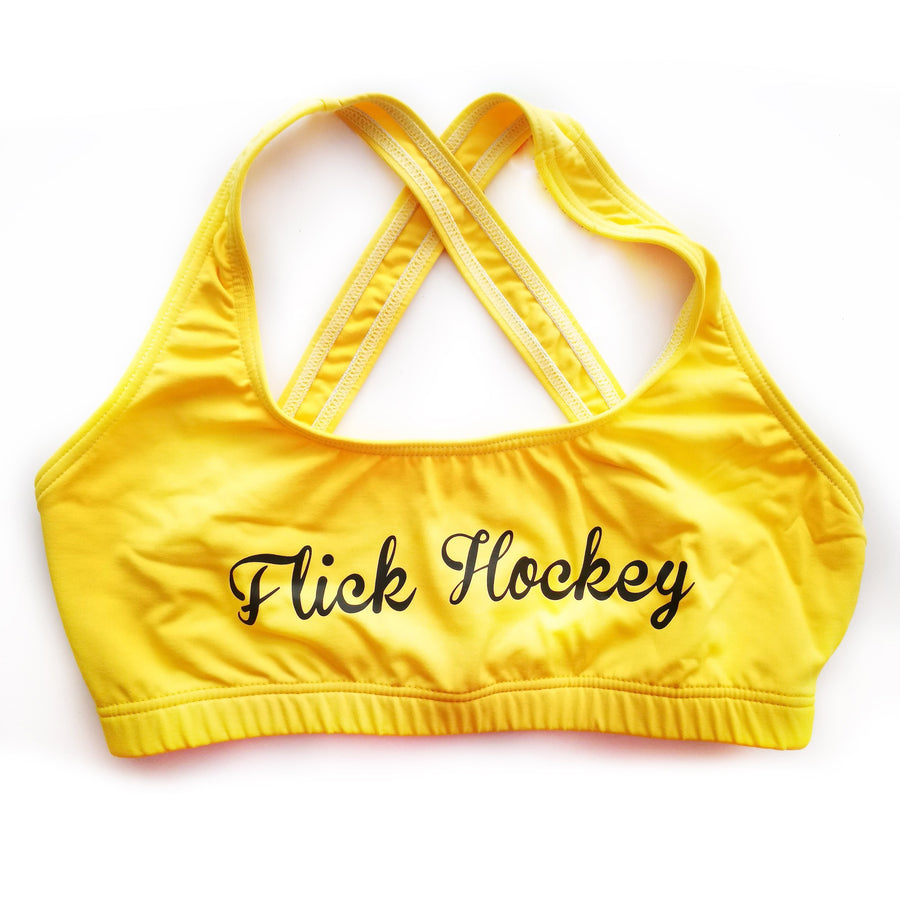 TOP DEPORTIVO FLICK HOCKEY AMARILLO NEGRO