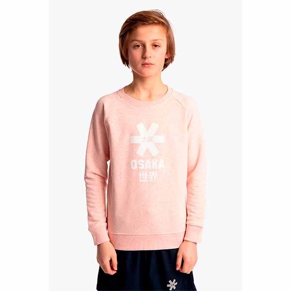 Sudadera Capucha Niño Osaka Deshi Star Blanco Rosa
