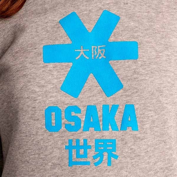Sudadera Capucha Niño Osaka Star Azul Gris