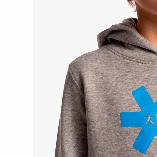 Sudadera Capucha Niño Osaka Star Azul Gris