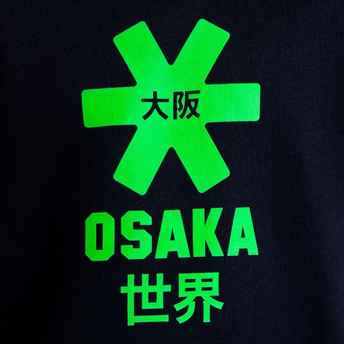 Sudadera Capucha Niño Osaka Star Verde Azul Marino