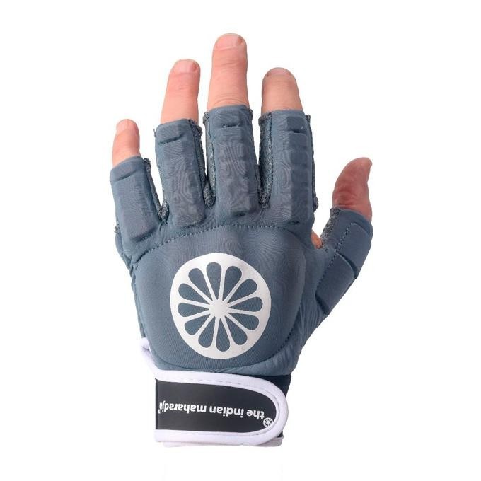Guante Hockey TIM Palma Descubierta Izquierda Gris