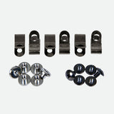 Set Tornillos y Clips Reja Casco Obo ABS