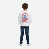 Sudadera Niño Flick Hockey Après Blanco