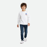 Sudadera Niño Flick Hockey Après Blanco