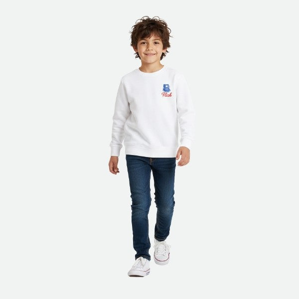 Sudadera Niño Flick Hockey Après Blanco