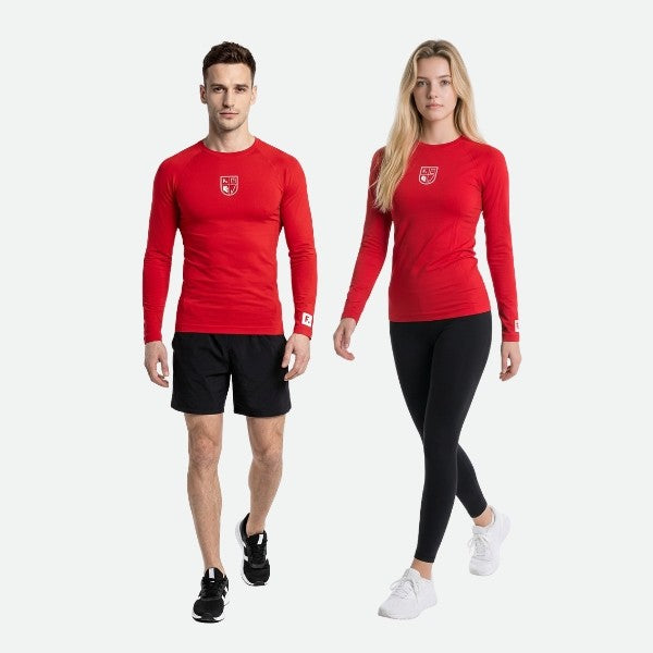 Camiseta Flick Hockey Performance Thermal Rojo