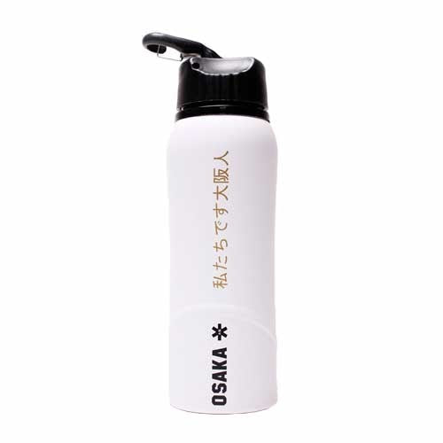 Botella Osaka Kuro Aluminio Blanca y Negra