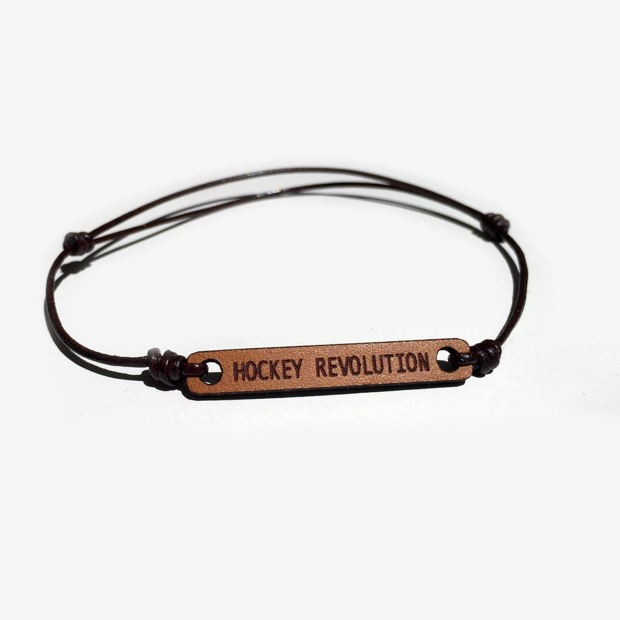 BRAZALETE FLICK HOCKEY REVOLUTION MARRÓN OSCURO