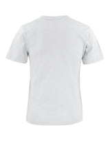 Camiseta Casual JR Classic Flick Blanca Turquesa