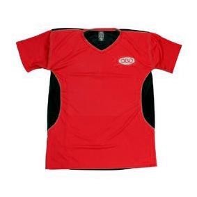 CAMISETA PORTERO OBO ESTRECHA MANGA CORTA ROJO NEGRO
