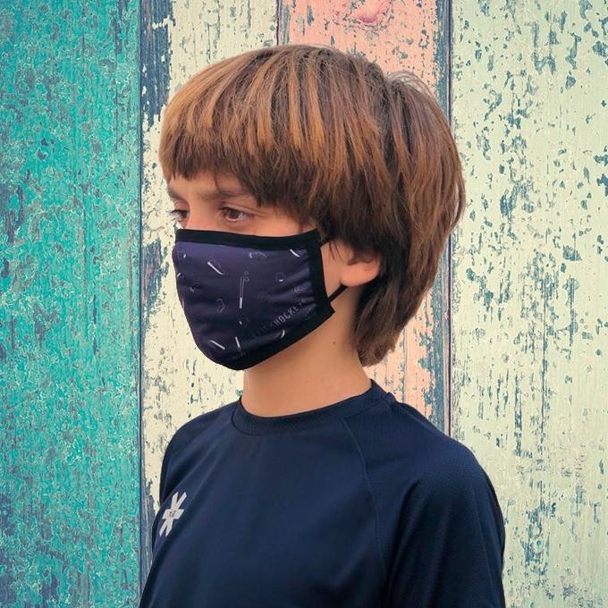 MASCARILLA JR FLICK HOCKEY BLANCA