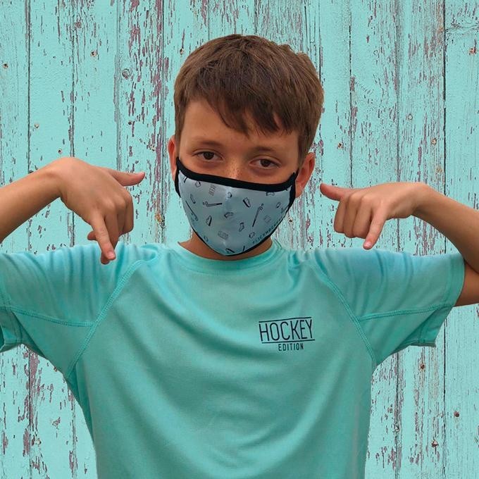 MASCARILLA JR FLICK HOCKEY TURQUESA