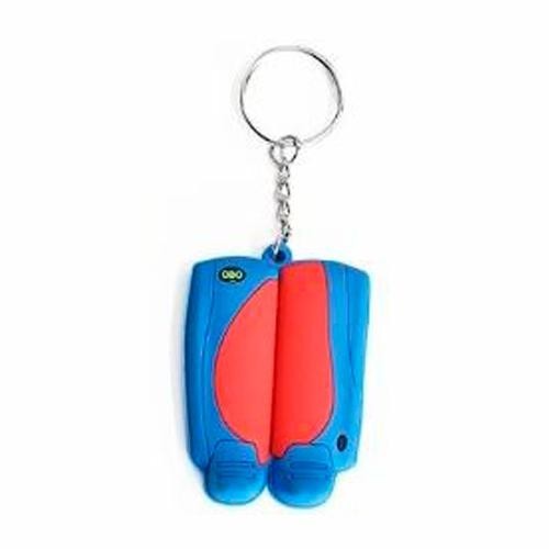 OBO KEY RING   LEGGUARDS ROJO AZUL PERONE
