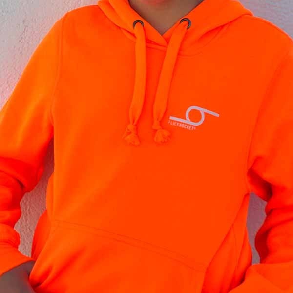 SUDADERA NIÑO FLICK NARANJA FLUOR