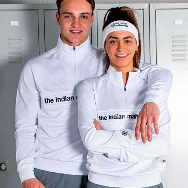 SUDADERA CREMALLERA TIM MEN POLY TERRY BLANCA