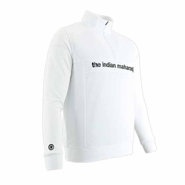 Sudadera Cremallera TIM Men Poly Terry Blanca