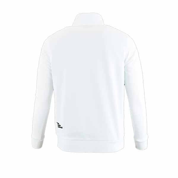 Sudadera Cremallera TIM Men Poly Terry Blanca