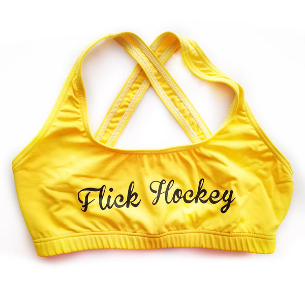 TOP DEPORTIVO FLICK HOCKEY AMARILLO NEGRO