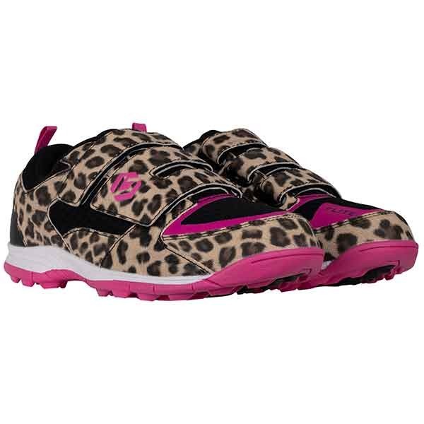 Zapatillas Hockey Niño Brabo Velcro Leopard