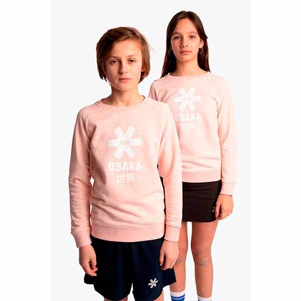 Sudadera Capucha Niño Osaka Deshi Star Blanco Rosa
