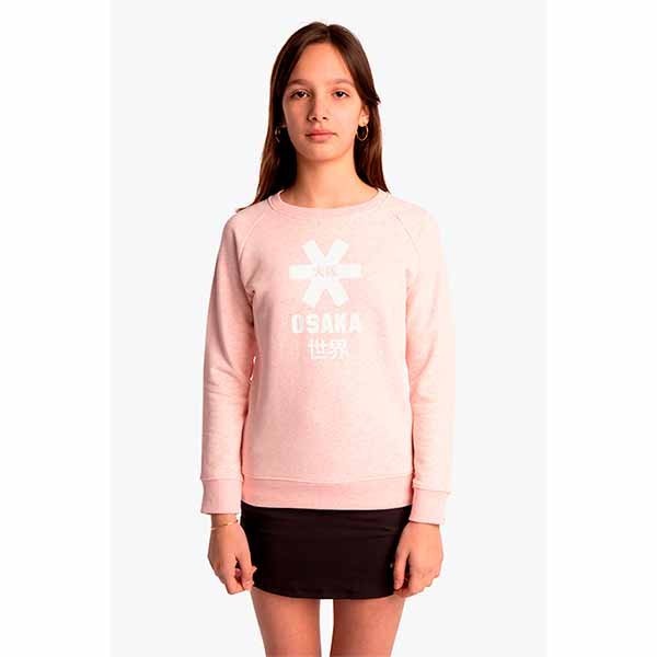 Sudadera Capucha Niño Osaka Deshi Star Blanco Rosa