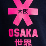 Sudadera Capucha Niño Osaka Star Rosa Azul Marino