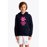 Sudadera Capucha Niño Osaka Star Rosa Azul Marino