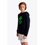 Sudadera Capucha Niño Osaka Star Verde Azul Marino
