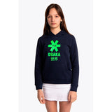 Sudadera Capucha Niño Osaka Star Verde Azul Marino