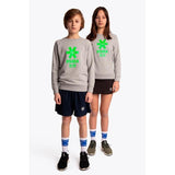 Sudadera Capucha Niño Osaka Star Verde Gris